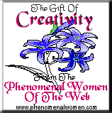 Phenominal Women Of The Web Creativity Award
