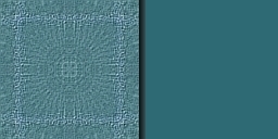 Turquoise Emboss Squares 3